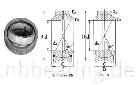 Radial Spherical Plain Bearings GE-ES-2RS Series